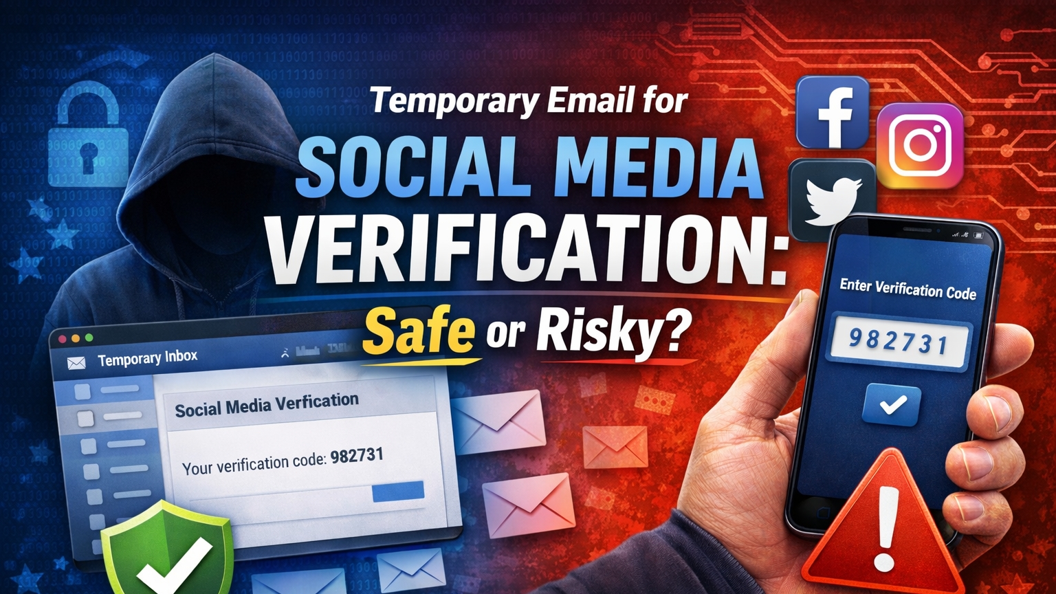 Temporary Email for Social Media Verification: Is It Safe or Risky?